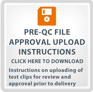 Pre-QC Approval Upload Instructions