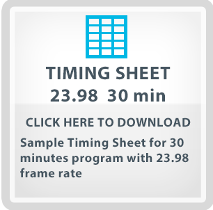 Timing Sheet Sample 23.98 30min
